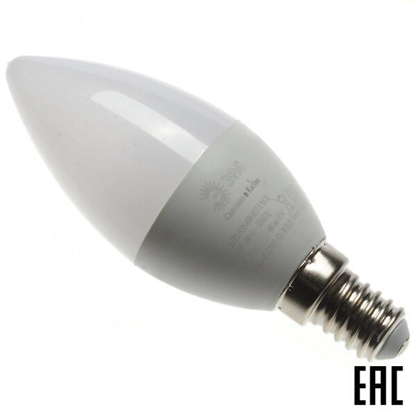 Лампа светодиодная ЭРА RED LINE LED B35-6W-827-E14 R Е14 / E14 6 Вт свеча теплый белый свет - фото №4