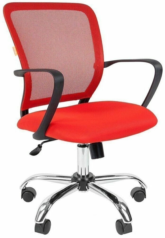 Офисное кресло Chairman 698 Россия TW-69 красный хром new