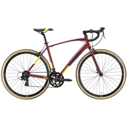 фото Шоссейный велосипед stark peloton 700.1 (2023) 20" красно-серебристый (176-186 см)