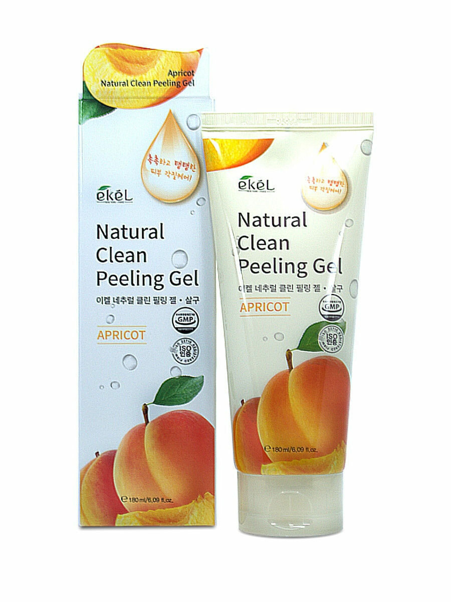 Пилинг-скатка с экстрактом абрикоса Natural clean peeling gel apricot Ekel/Екель 180мл EZEKIEL COSMETIC Co.,Ltd - фото №13