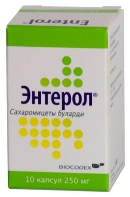 Энтерол капс. фл., 250 мг, 10 шт.