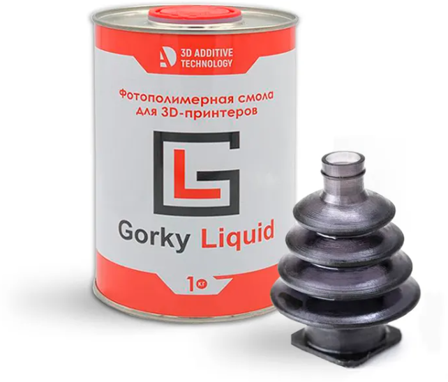 Фотополимерная смола Gorky Liquid Flex черная (1 кг)