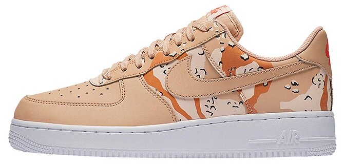 nike air force 1 beige orange