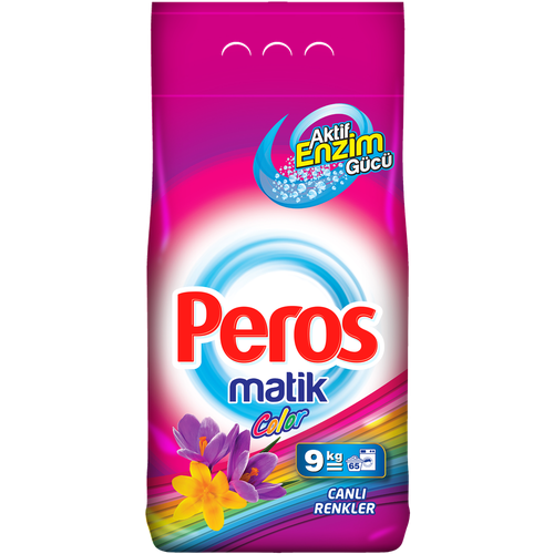 Стиральный порошок для цветного белья Peros matik 9кг.