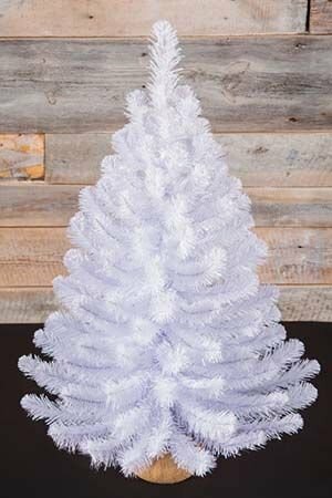 Искусственная белая елка Исландская белоснежная в мешочке 90 см, ПВХ, Triumph Tree 73817