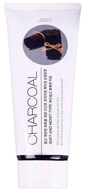 Гель-скатка Jigott Premium Facial Chacoal Peeling Gel 180 мл