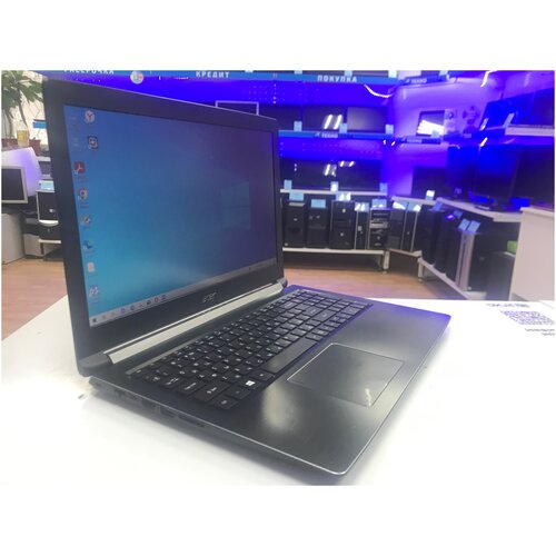 Ноутбук Acer Aspire A715-71G-53R6Intel Core i5-7300HQ 25GHZ8Gb156 Full HD 1920x1080SSD120Gb 1000GbHDDGeForce GTX 1050Ti 4Gb 3999000₽