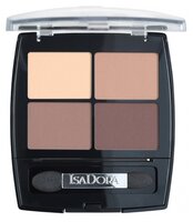 IsaDora Тени для век Eye shadow quartet 17 sunset glow