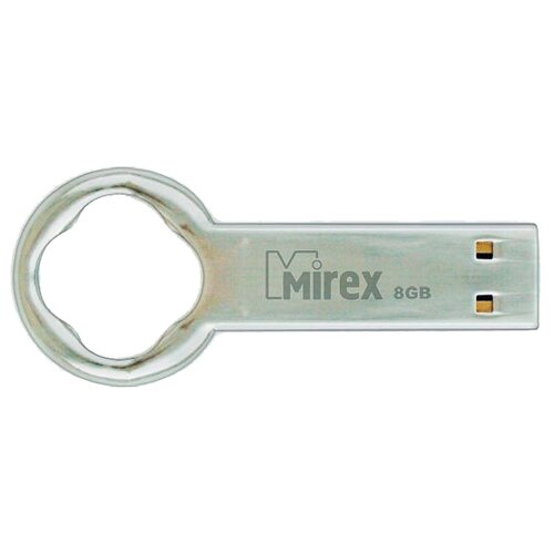 Флешка Mirex ROUND KEY 8 ГБ, 1 шт., стальной