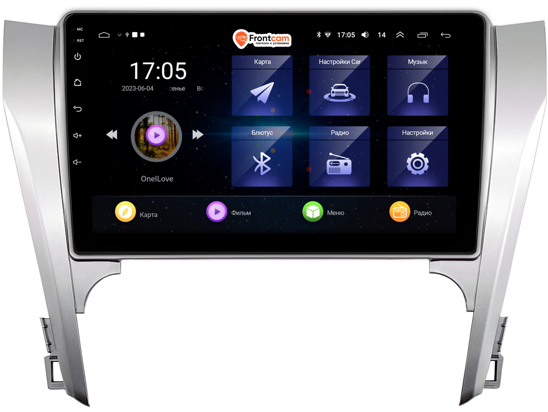 Штатная магнитола OEM RK10-1003 для Toyota Camry XV50 (2011-2014) на Android 10 IPS (для авто с камерой, JBL)