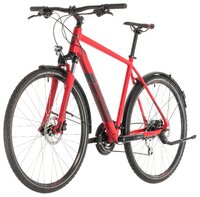 Горный гибрид Cube Nature Allroad (2019) red/grey 58 см (требует финальной сборки)