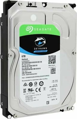 Внутренний HDD диск SEAGATE SkyHawk 6TB, SATA3, 3.5" (ST6000VX001)