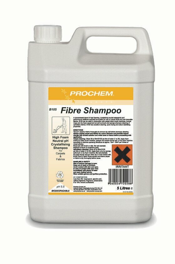 Высокопенный шампунь для натуральных ковров и тканей Prochem Fibre Shampoo