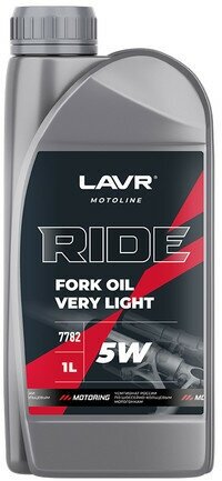 Вилочное масло LAVR MOTO RIDE Fork oil 5W 1 л (Ln7782)