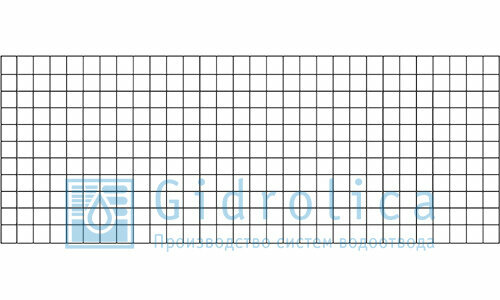 Решётка водоприёмная Gidrolica DN300 ®Light Рв-30.37.100 стальная ячеистая оцинкованная, класс A15