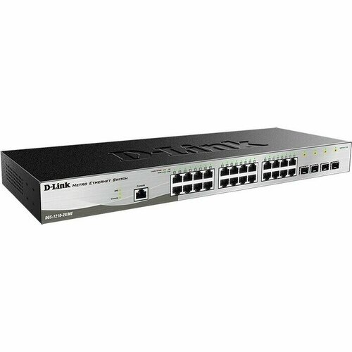 Коммутатор D-Link DGS-1210-28MEB2A 28 портов 24x 1Gbs 4x 1Gbs SFP управляемый L2 DGS-1210-28MEB2A 2335200₽