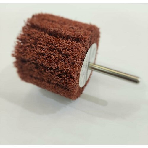 Насадка для дрели и шуруповерта (скотч брайт)для зачистки/шлифовки/грубая Р80/60х50х6мм ORIENTCRAFT 121.02CO