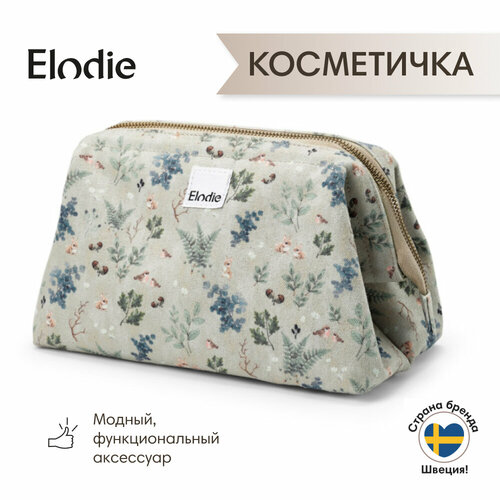 фото Косметичка elodie, 13х16х22.5 см, , бежевый, зеленый, голубой