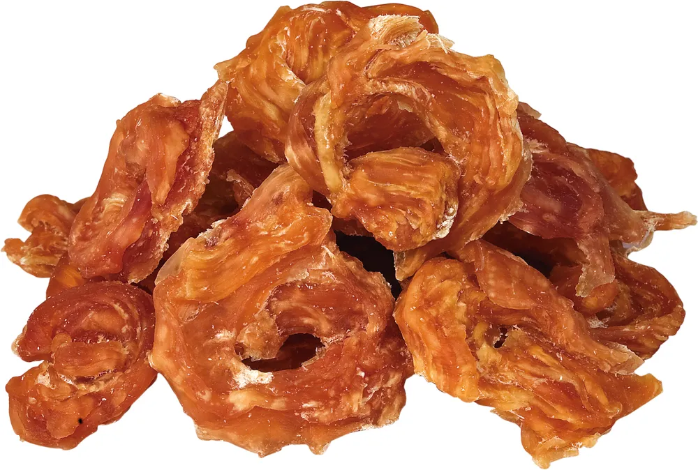 Изображение Деревенские лакомства 100 % Мяса Куриные колечки для щенков - 90 г