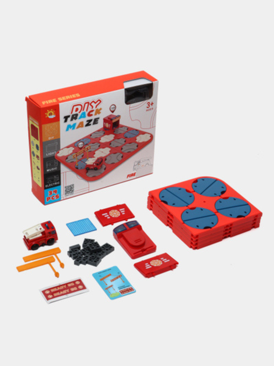 Интерактивная игра Savdo Belgisi Yoʻq "Движение в городе", автомобиль, гараж, 10+ — фото 1