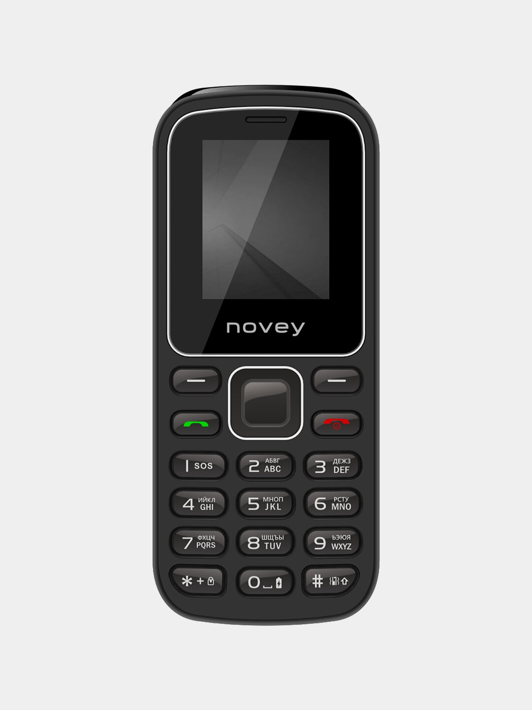 Мобильный телефон novey M180CДополнительные функции: Фонарик, FM-радио, диктофон