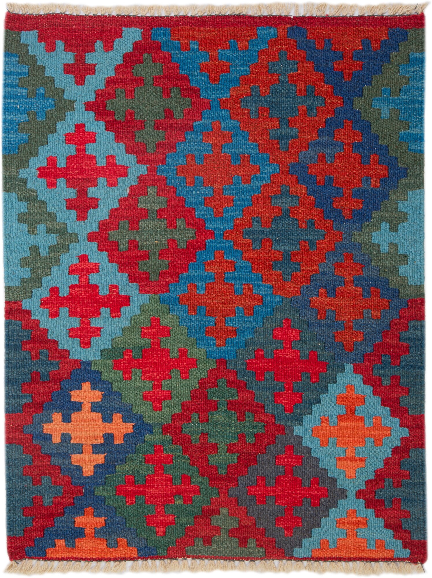 PERSISK KELIM GASHGAI персиск килим ковер безворсовый 60x90 см - фотография № 1