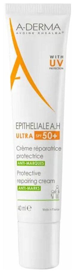 A-Derma EPITHELIALE A.H Ultra Защитный восстанавливающий крем SPF 50+ 40 мл