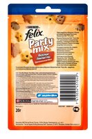 Лакомство для кошек Felix Party Mix Оригинальный микс со вкусом курицы, печени и индейки 60 г