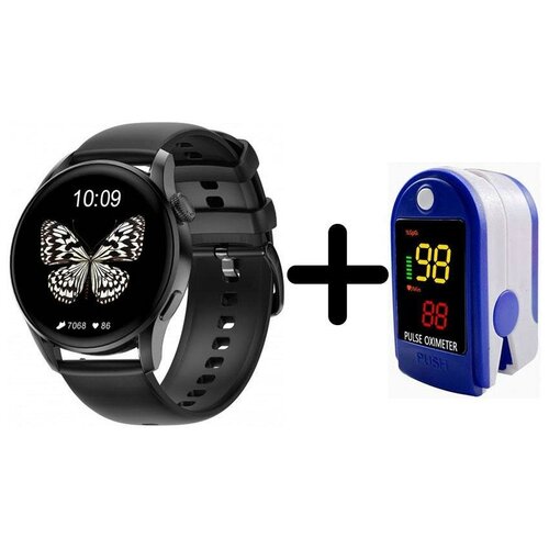 Умные часы BandRate Smart BRSDT3BB-SET2 с пульсометром будильником мониторингом кислорода в крови 1495000₽