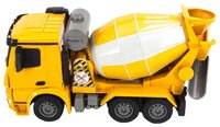 Бетономешалка Double Eagle Mercedez-Benz Actros (E578-003) 1:26 27 см желтый/белый