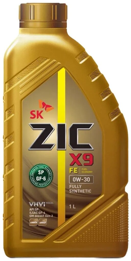 Синтетическое моторное масло ZIC X9 FE 0W-30