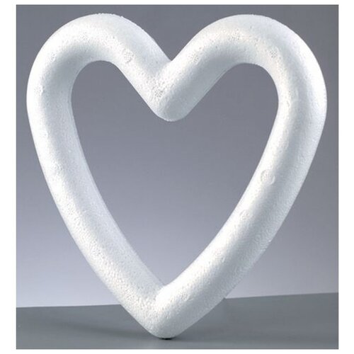 Efco Форма Сердце, 1016901, белое сердце из пенопласта