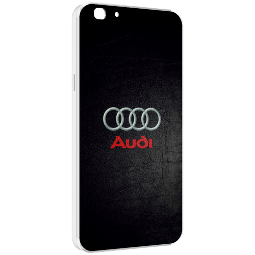 Чехол MyPads audi ауди 6 мужской для Oppo A77 / F3 (2017 год) задняя-панель-накладка-бампер