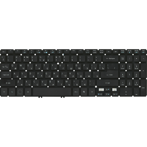 Клавиатура для ноутбука Acer Aspire V5 M5-581T V5-531 черная без рамки без подсветки новая русская клавиатура для acer 0178 nsk r3jbc 0r nsk r3bbc 0r 9z n8qbc b0r 9z n8qbc j0r 9z n8qbw k0r 9z n8qsq 70r