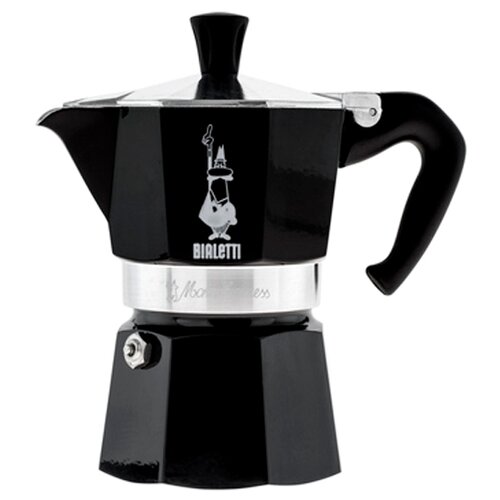 фото Кофеварка Bialetti Moka Express Color (3 чашки) черный