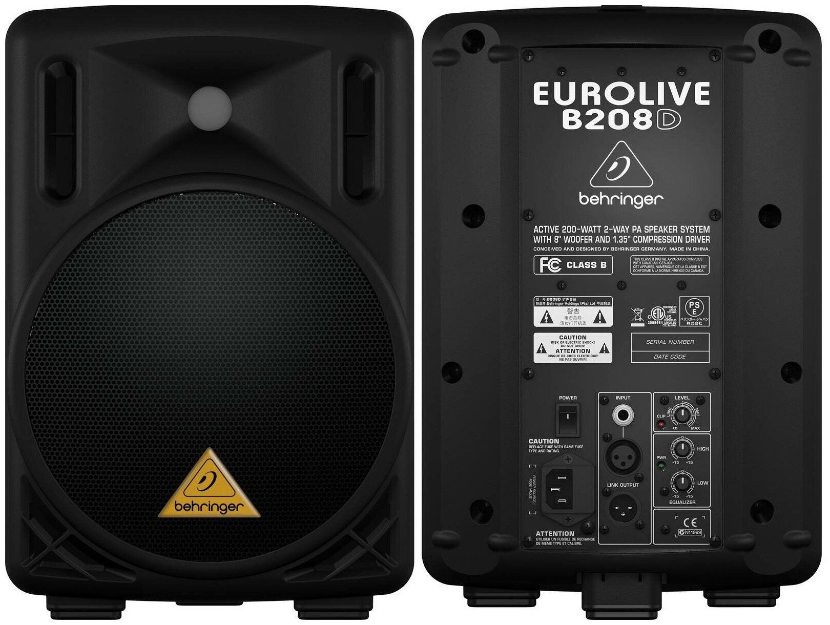 Сателлит BEHRINGER Eurolive B208D, 1 колонка, черный - фото №7