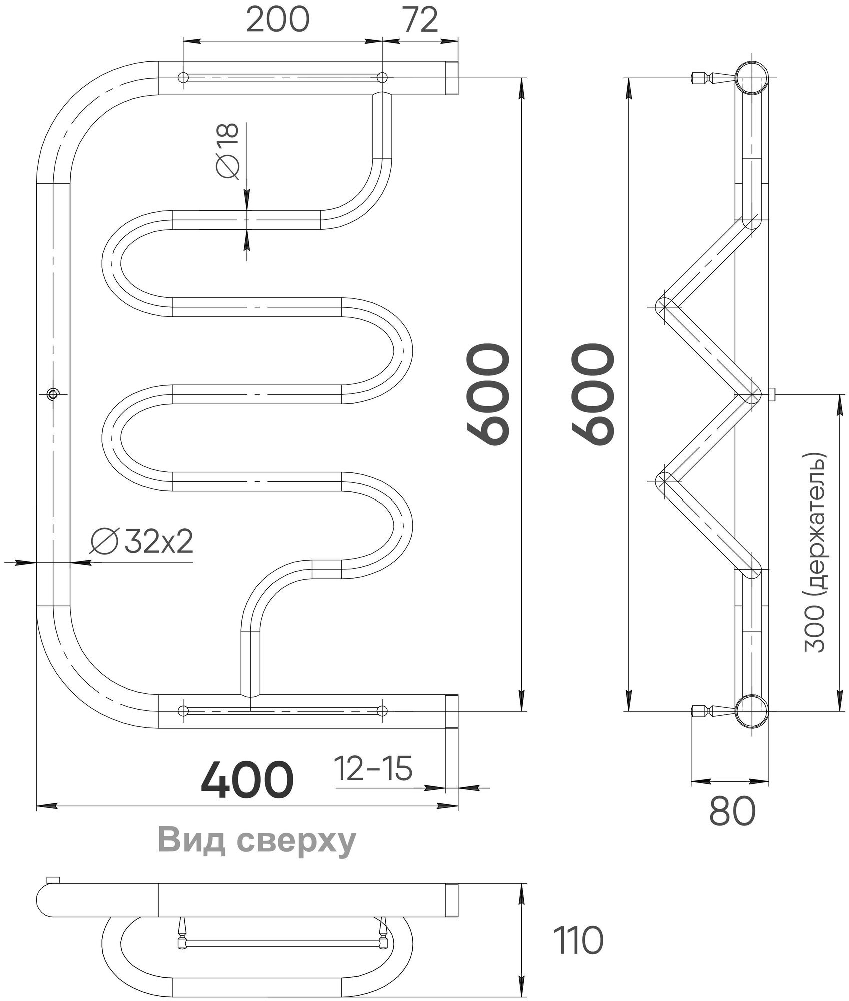 Полотенцесушитель INDIGO - фото №9