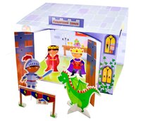 Робинс Книжка-игрушка 3D-театр. Рыцарский замок
