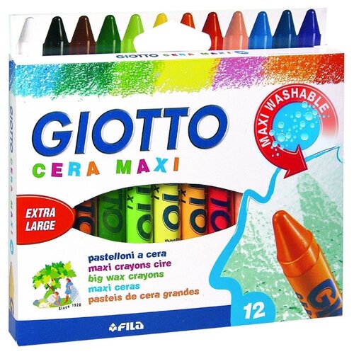 фото GIOTTO Восковые карандаши Cera Maxi 12 цветов (291200)
