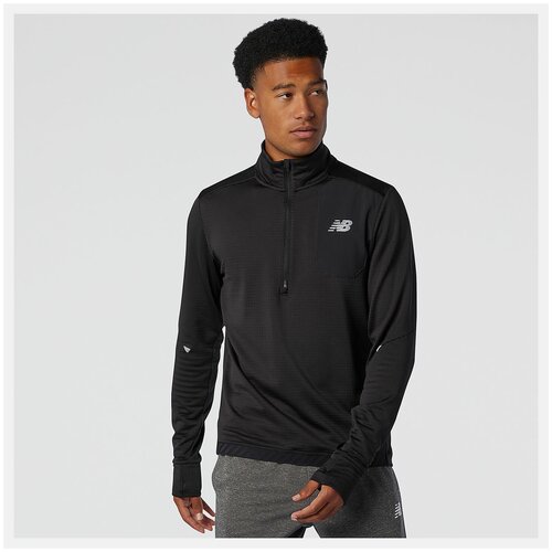 New Balance Толстовка Impact Run Grid Back Half Zip MT03255SYE