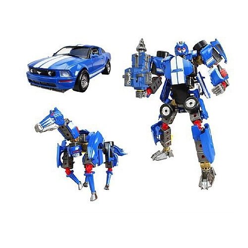 Робот-трансформер Happy Well Ford Mustang FR500C 54050, синий
