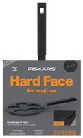 Сковорода для оладий FISKARS Hard Face 24 см для оладий, черная