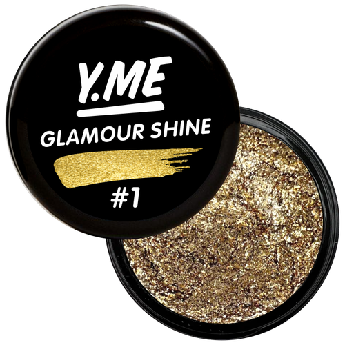 Y.ME Гель-краска gel paint glamour shine #1 gold 5гр