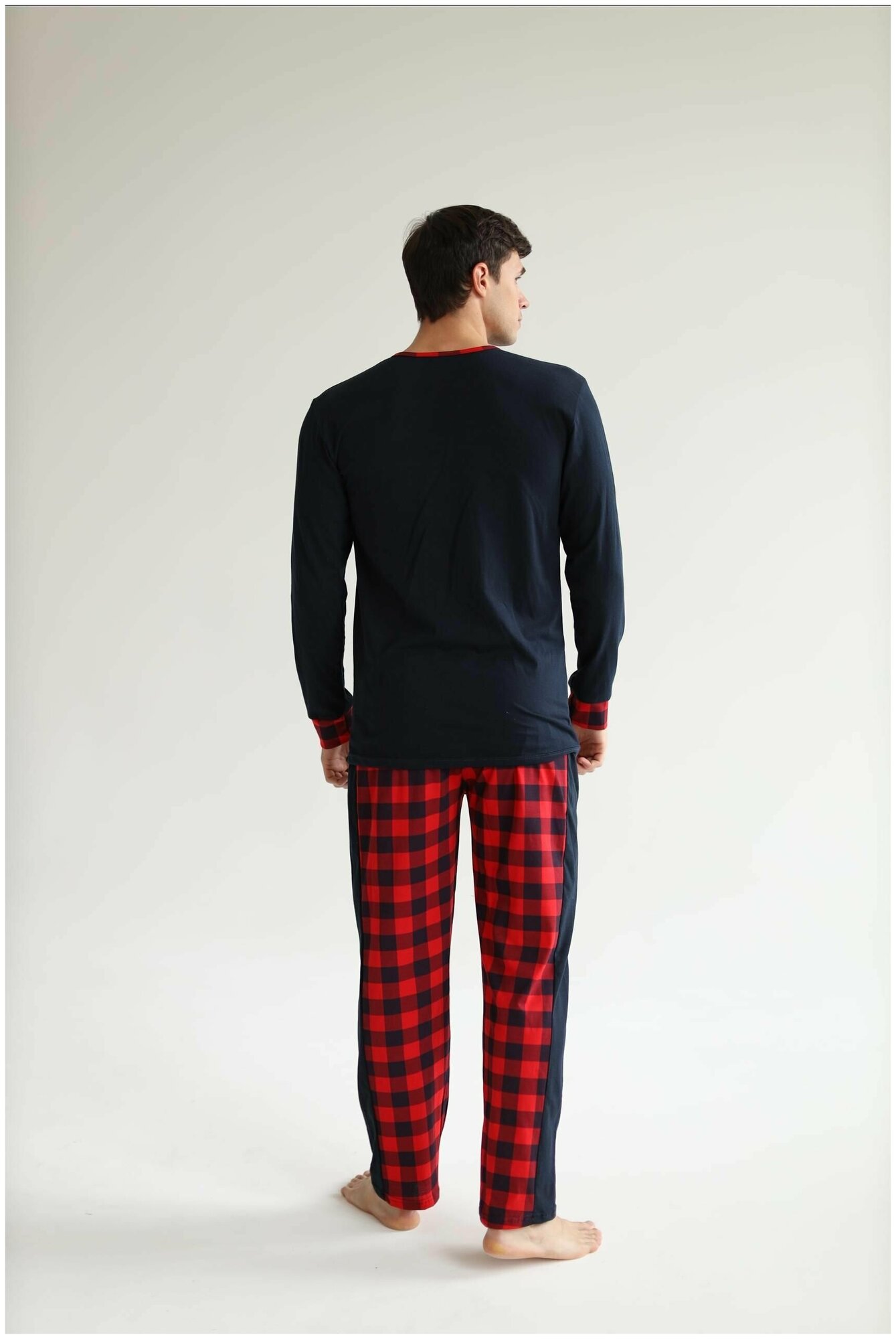 Домашний костюм, пижама мужская, комплект брюки свитшот, DomTeks - фотография № 6