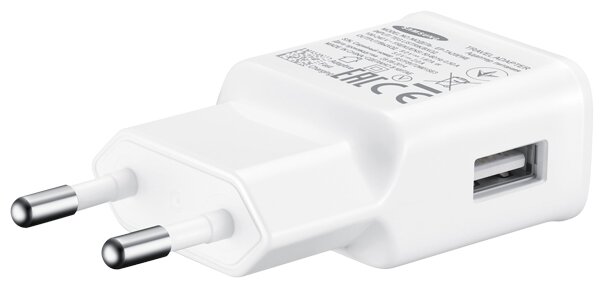 Сетевая зарядка Samsung EP-TA20 + кабель microUSB, белый фото 5