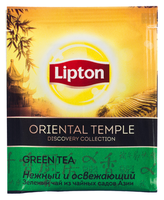 Чай зеленый Lipton Discovery Green Oriental Temple в пакетиках, 100 шт.