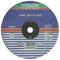 Диск отрезной 230x3x22.2 Hitachi 752515 1 шт.