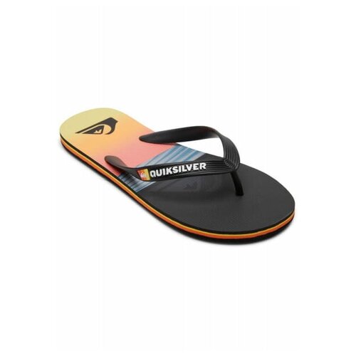 фото Сланцы quiksilver molokai panel, цвет черный, размер 45