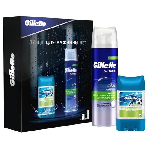фото Набор Gillette Пена для бритья и гелевый антиперспирант-дезодорант