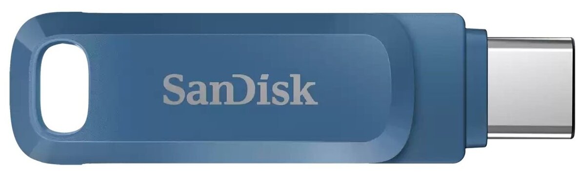 USB Flash накопитель 64GB SanDisk Ultra Dual Drive Go (SDDDC3-064G-G46) USB 3.0 + Type C (OTG) Черный - фото №2